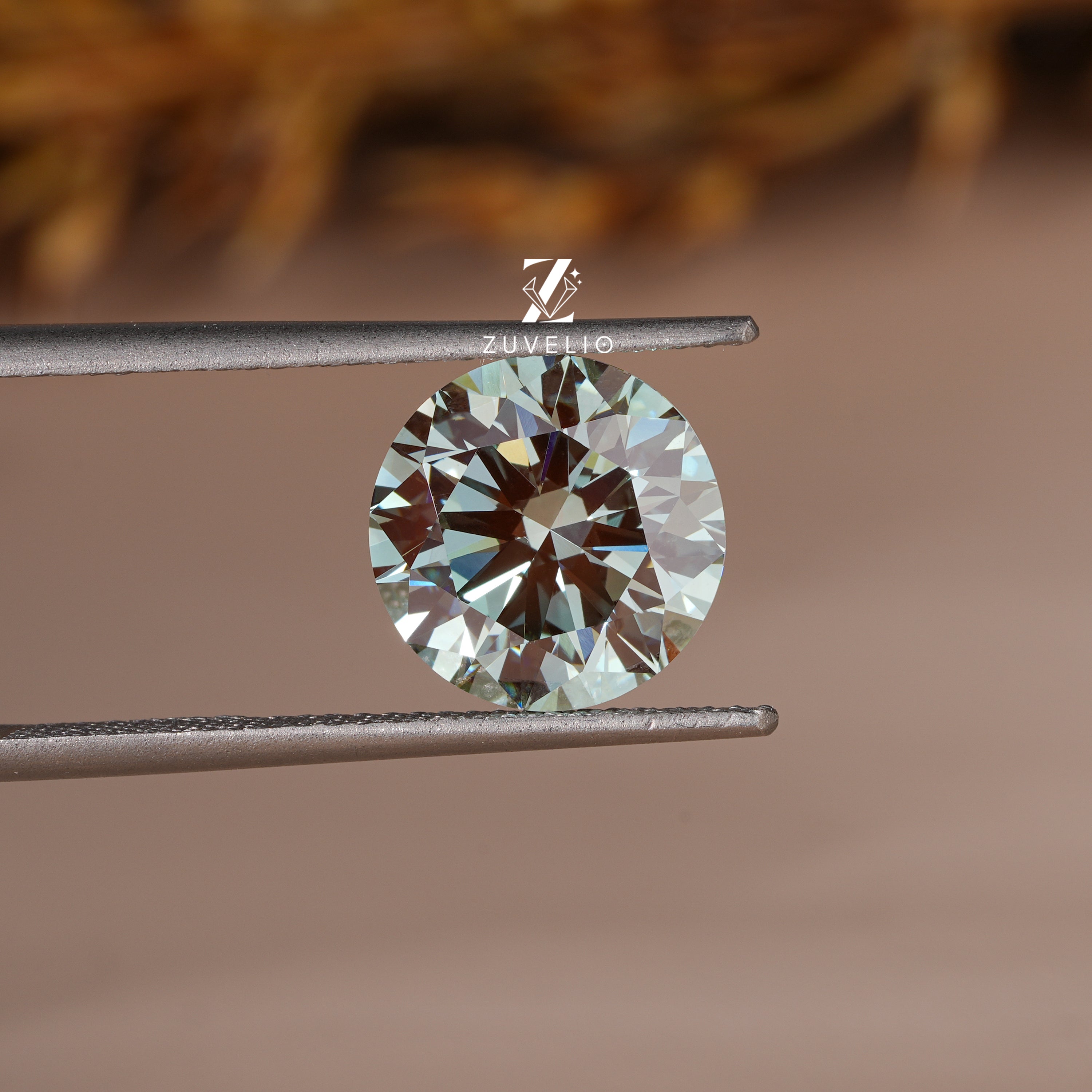 3.06 Ct Intense Blue Lab Diamond - Zuvelio.com