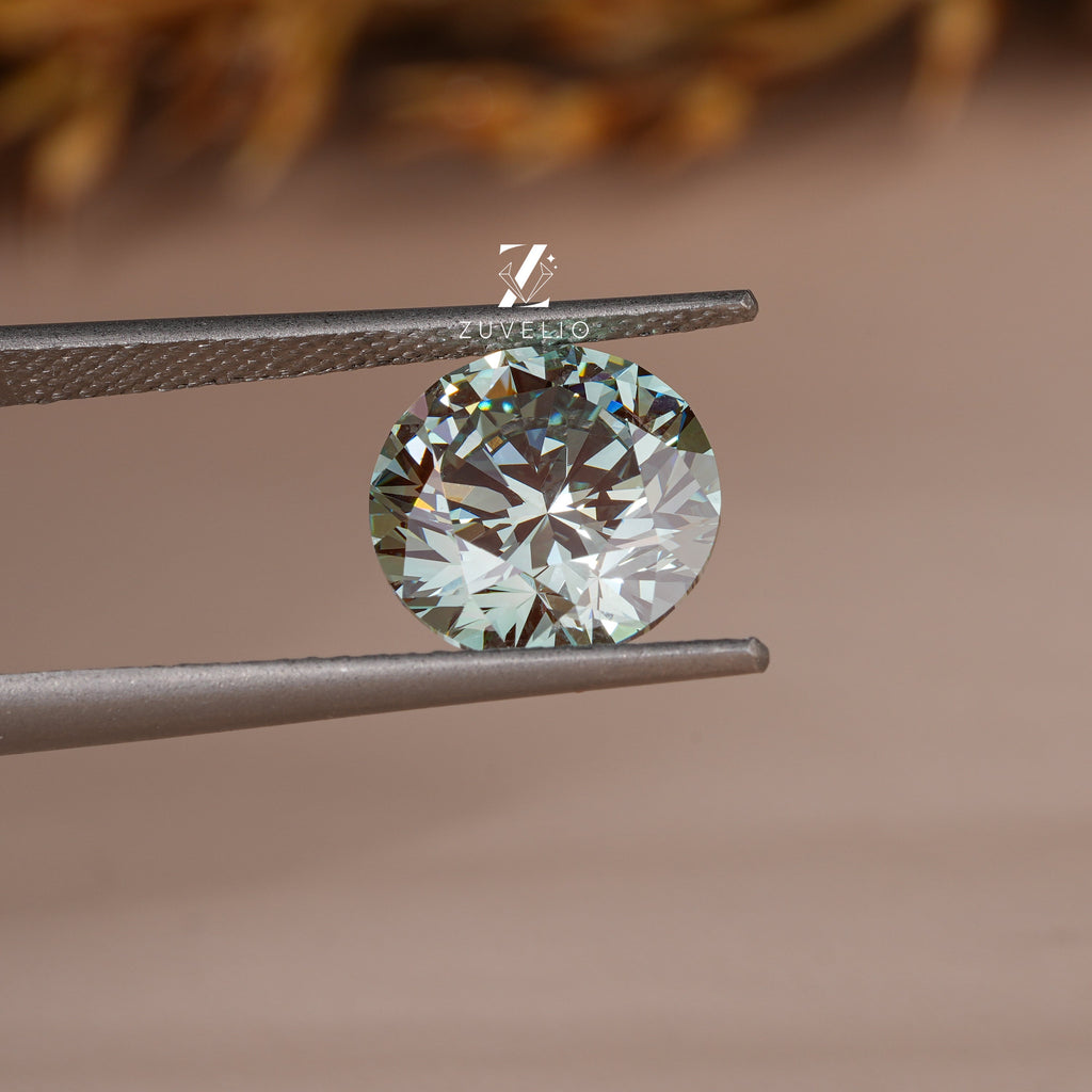 3.06 Ct Intense Blue Lab Diamond - Zuvelio.com