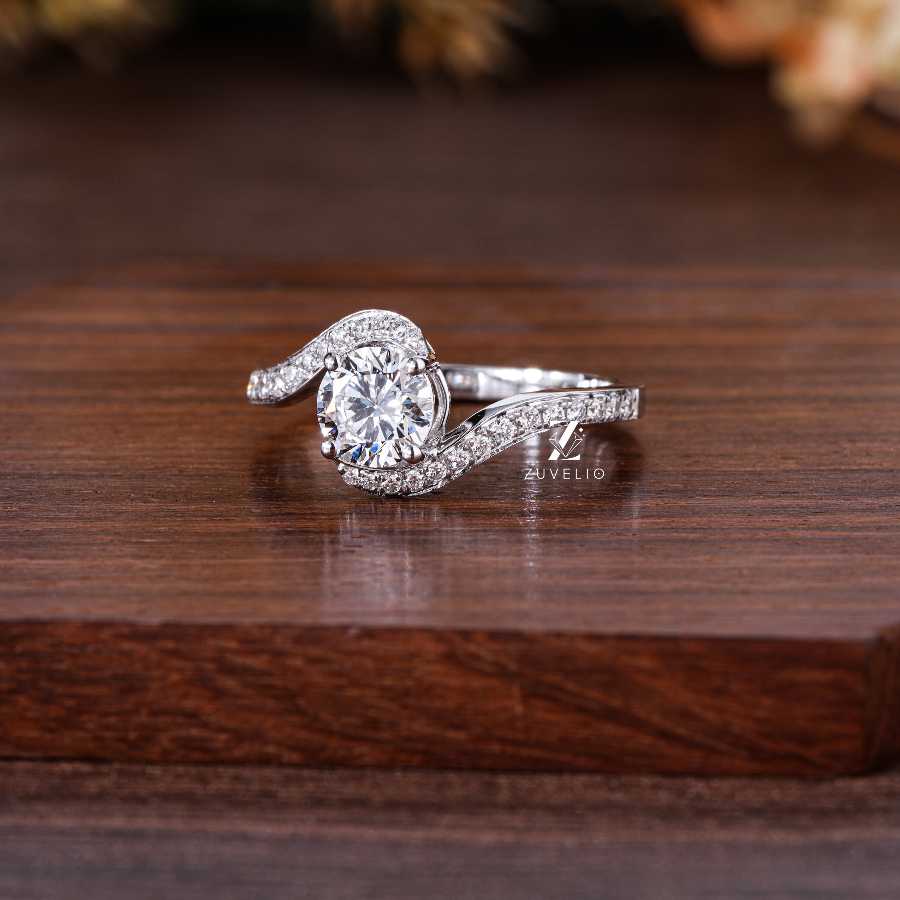 1 Ct Lab Grown Diamond Ring - Zuvelio.com