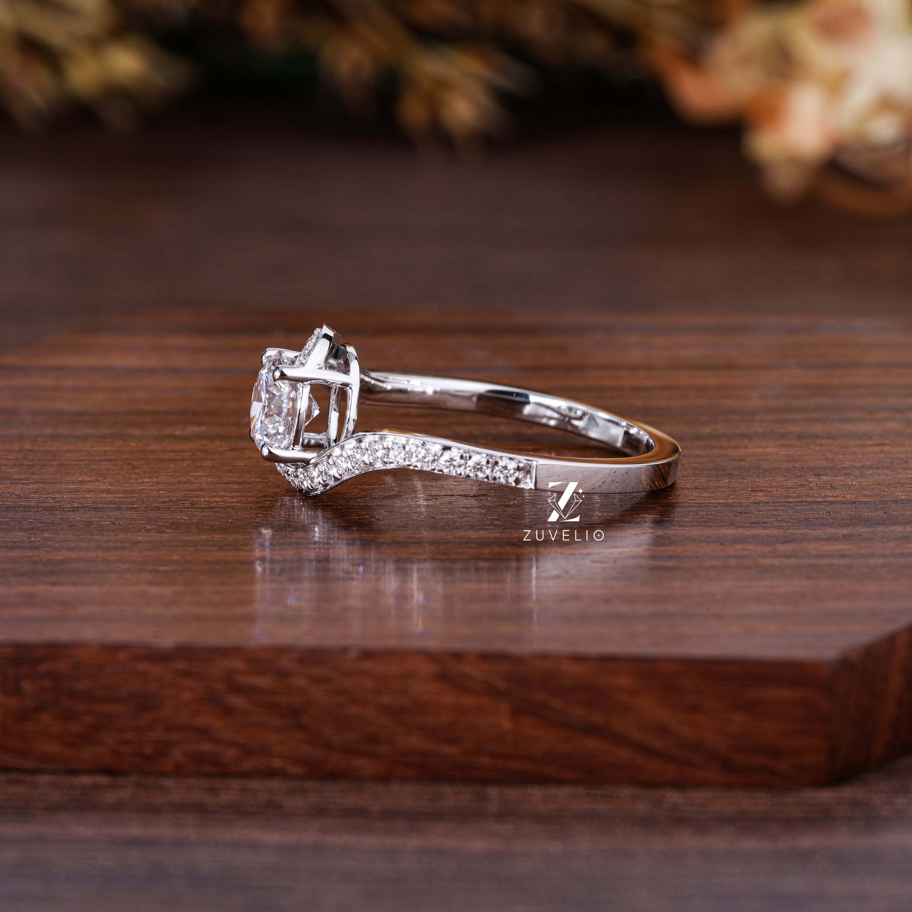 1 Ct Lab Grown Diamond Ring - Zuvelio.com