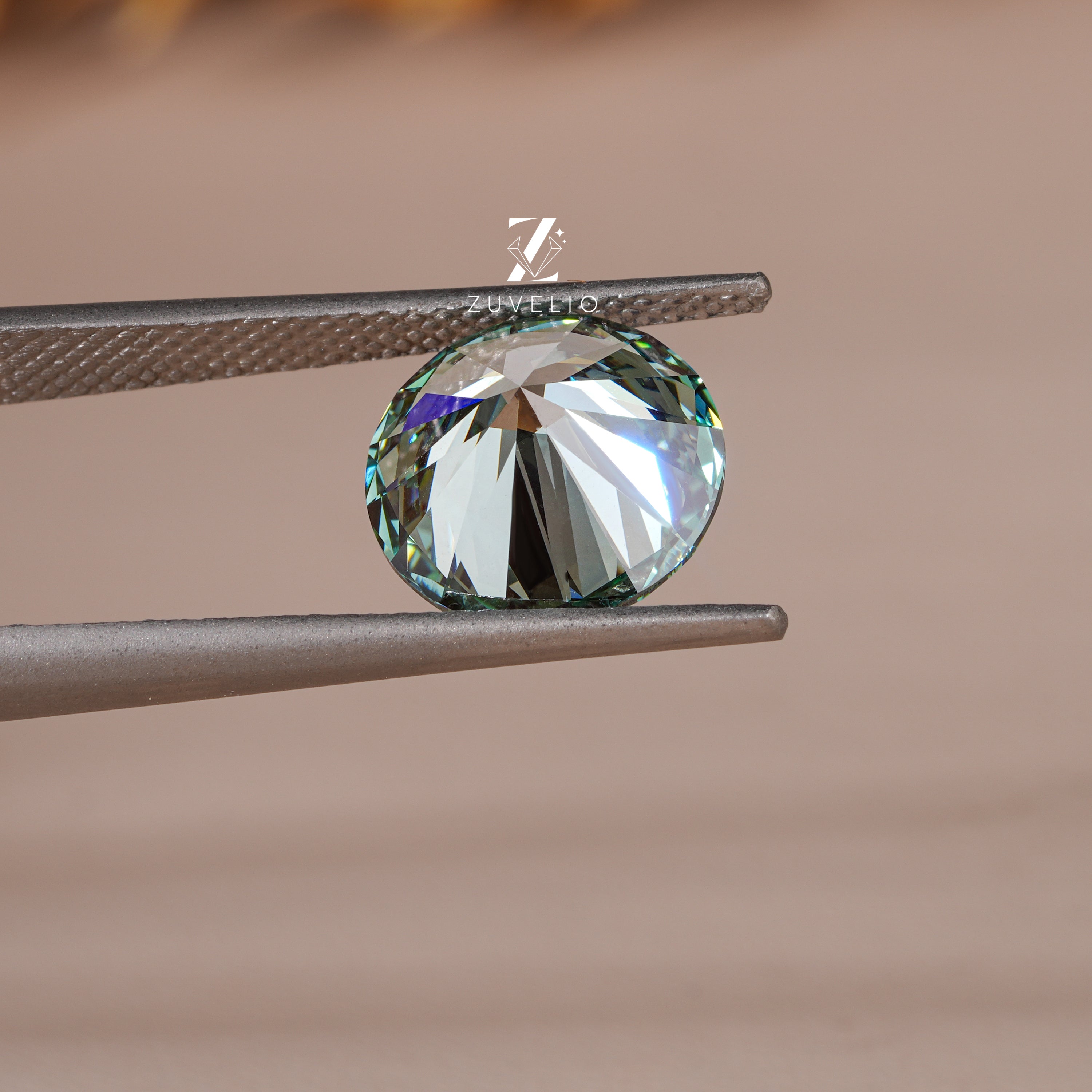 3.06 Ct Intense Blue Lab Diamond - Zuvelio.com