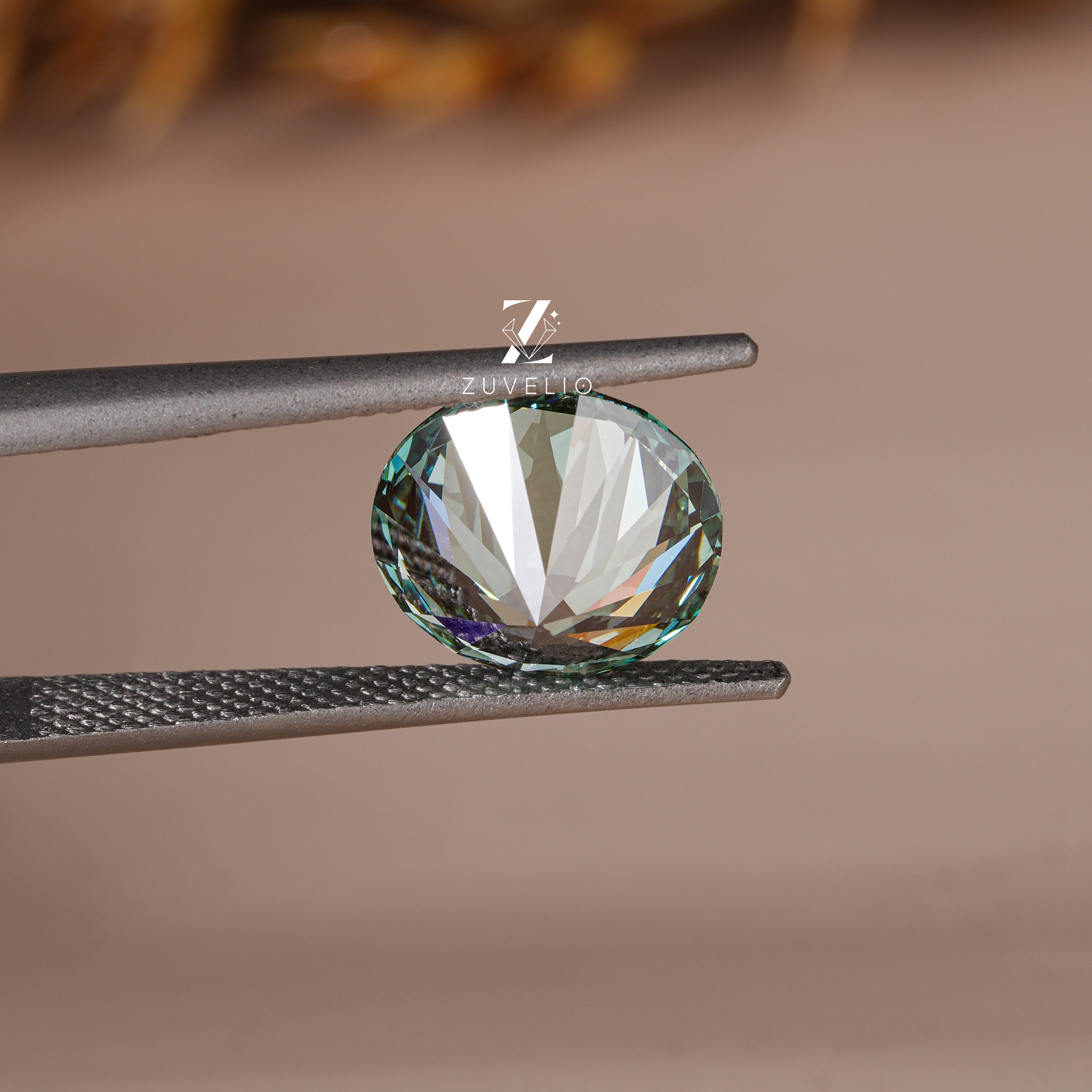 3.06 Ct Intense Blue Lab Diamond - Zuvelio.com