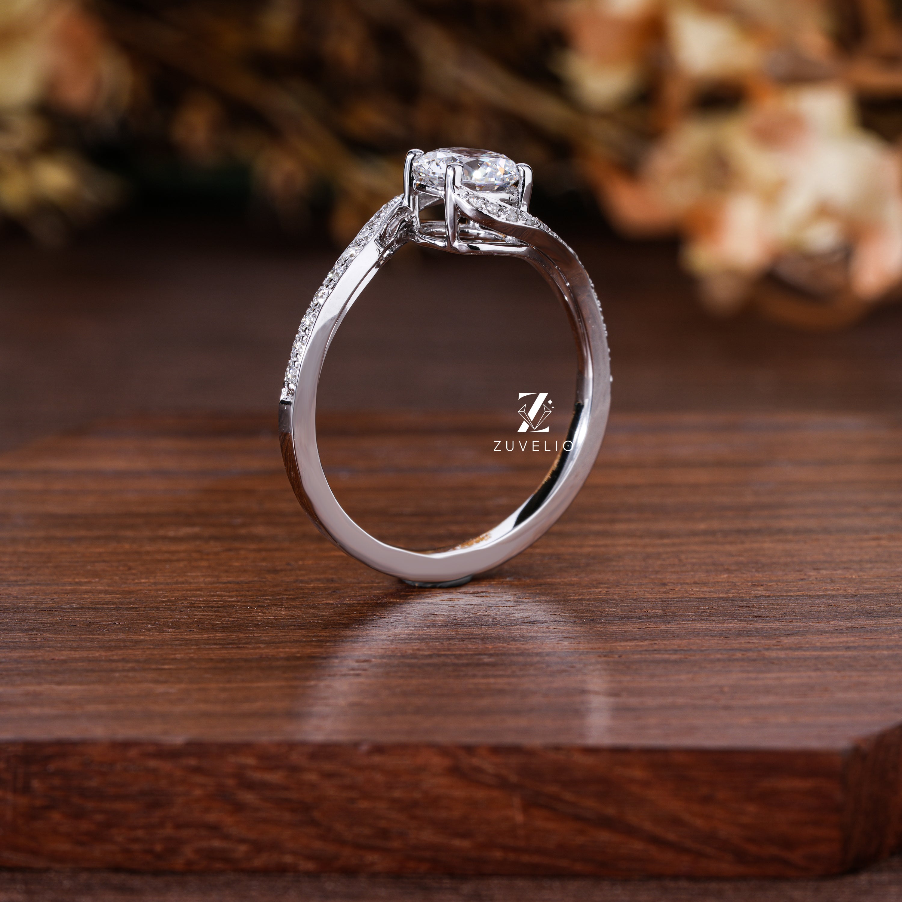 1 Ct Lab Grown Diamond Ring - Zuvelio.com