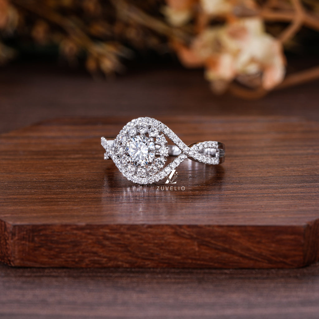 Twist Lab Grown Diamond Ring - Zuvelio.com