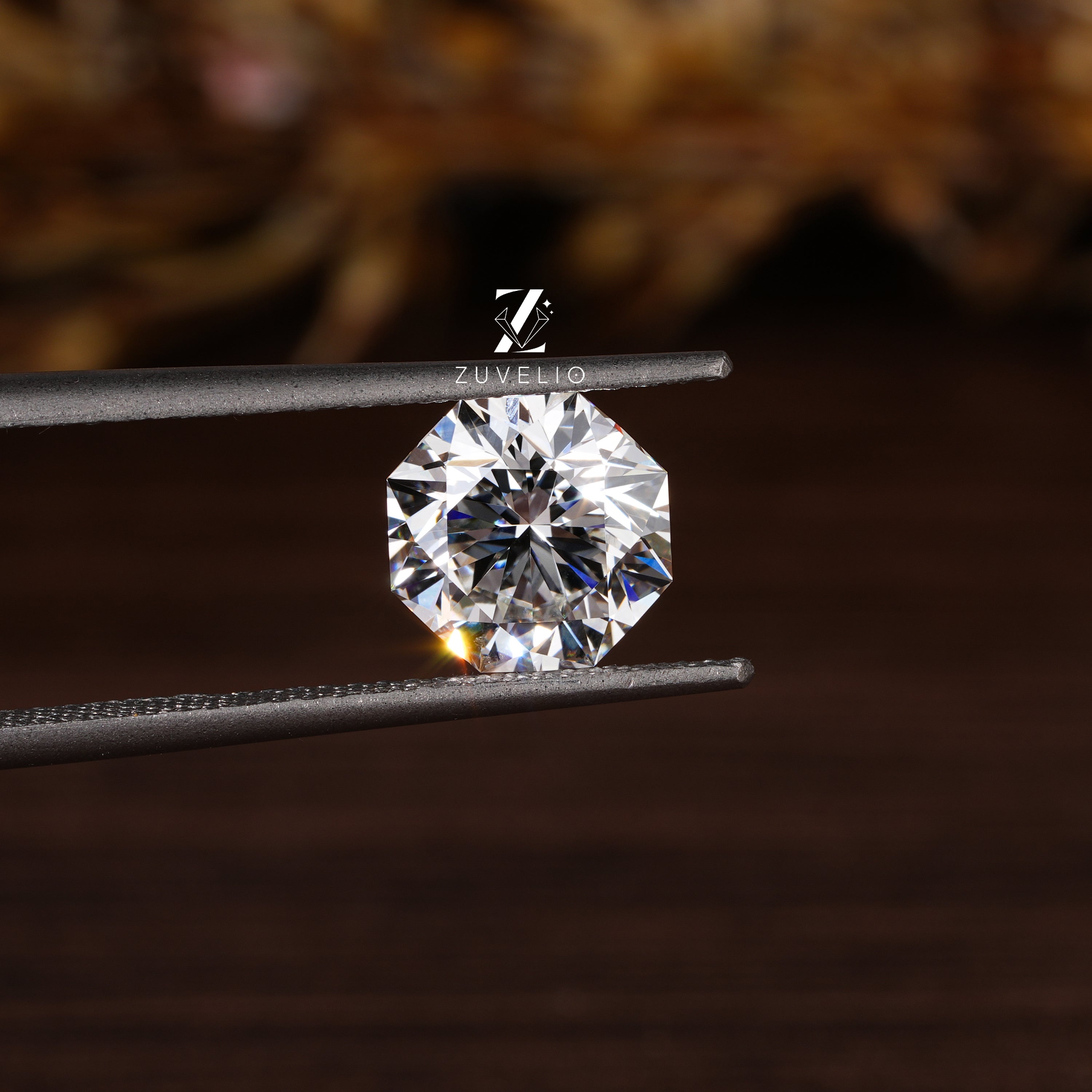 2.16 Ct Octagonal Lab Diamond - Zuvelio.com