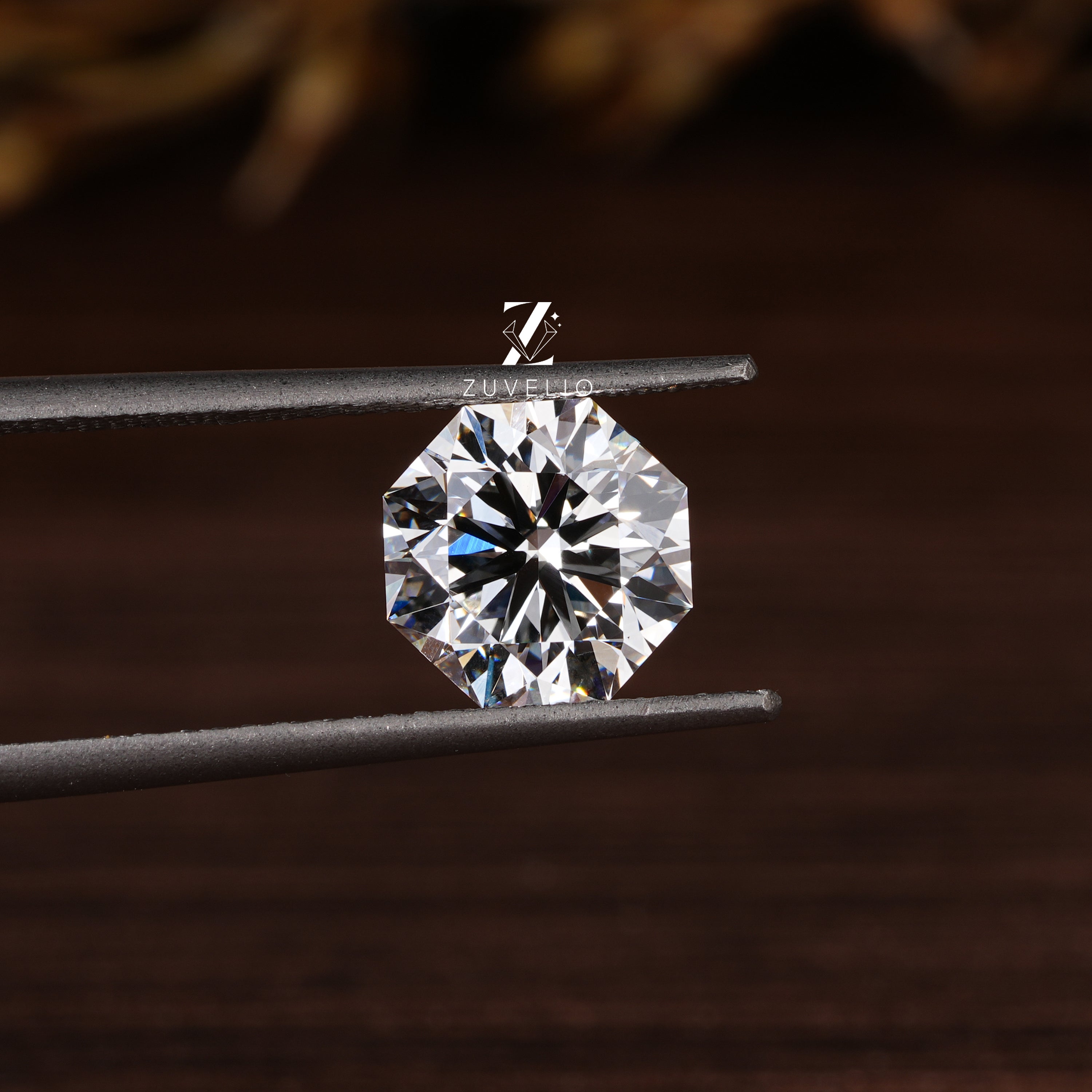 2.16 Ct Octagonal Lab Diamond - Zuvelio.com