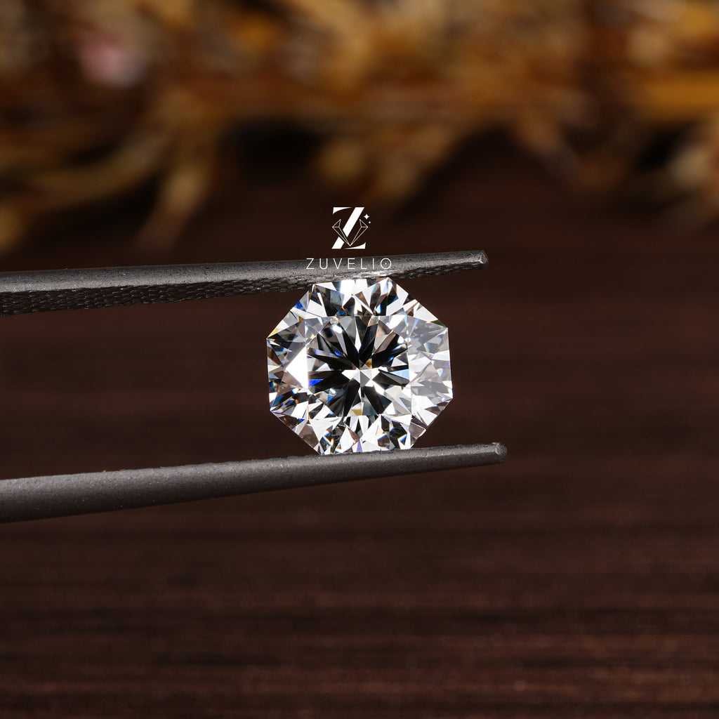 2.16 Ct Octagonal Lab Diamond - Zuvelio.com
