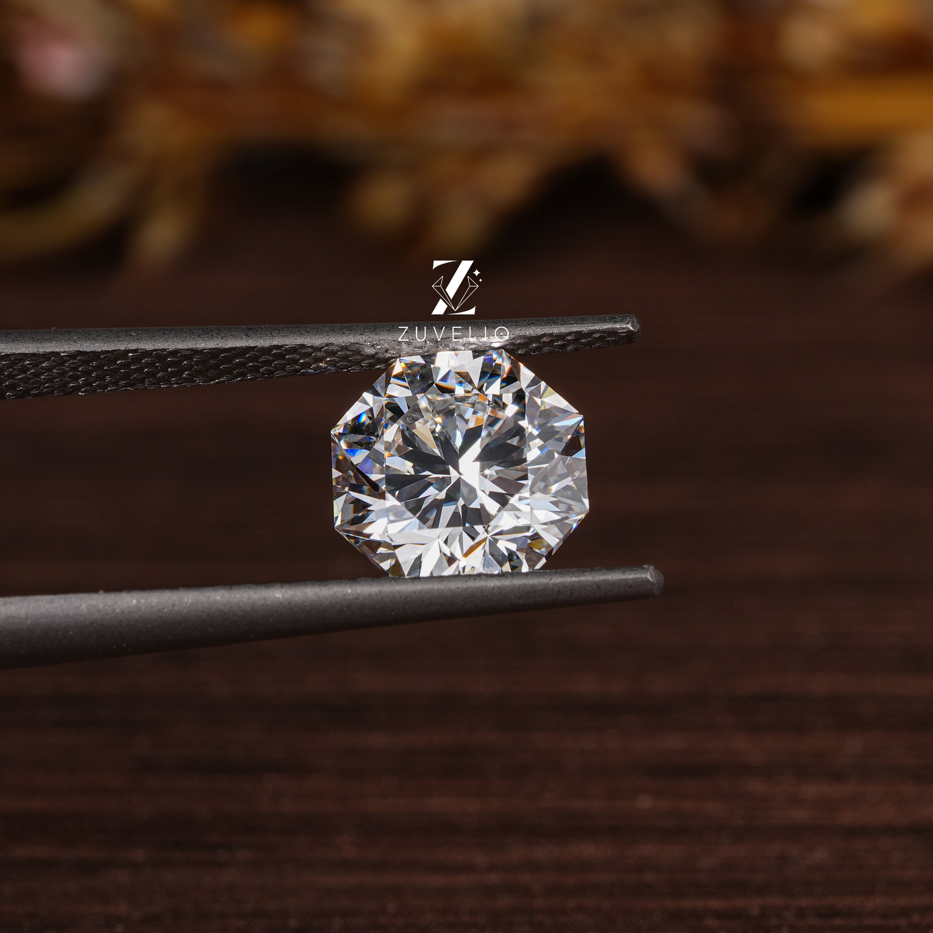2.16 Ct Octagonal Lab Diamond - Zuvelio.com