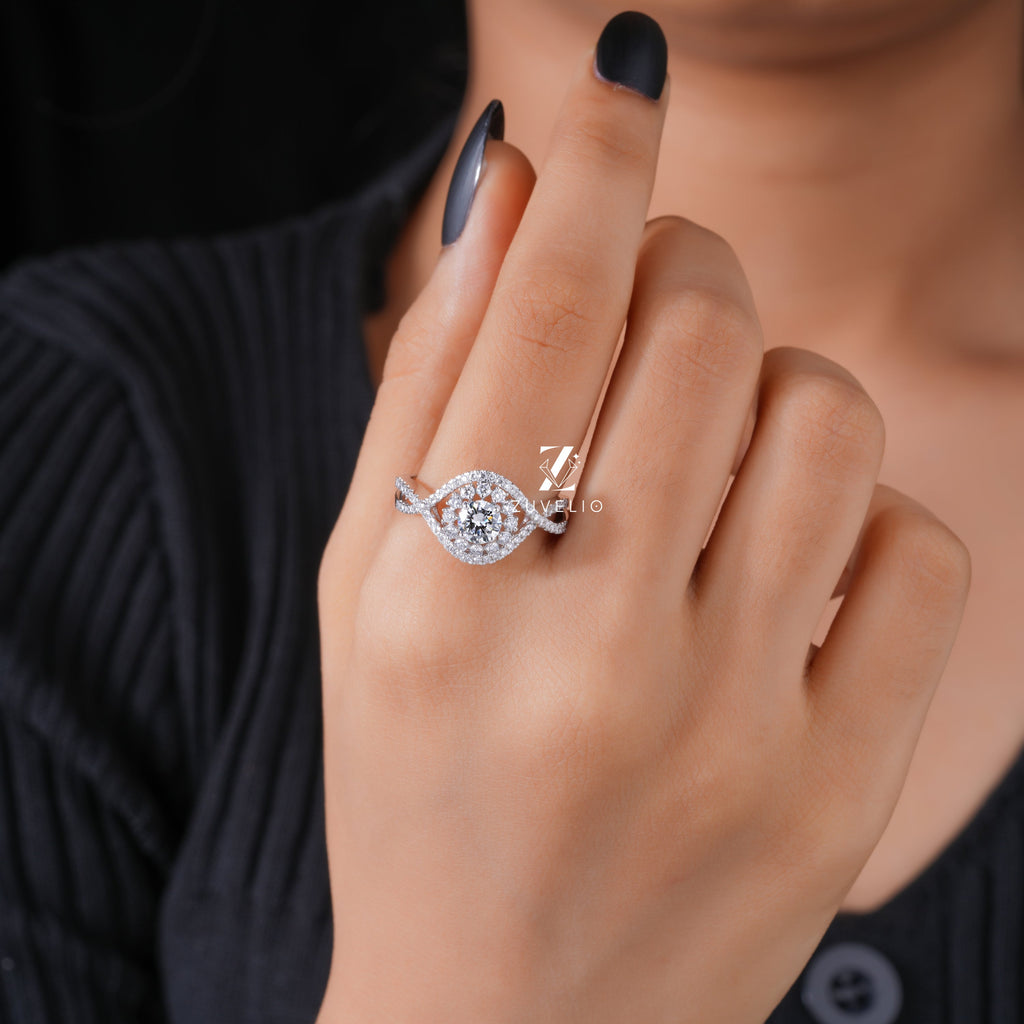 Twist Lab Grown Diamond Ring - Zuvelio.com