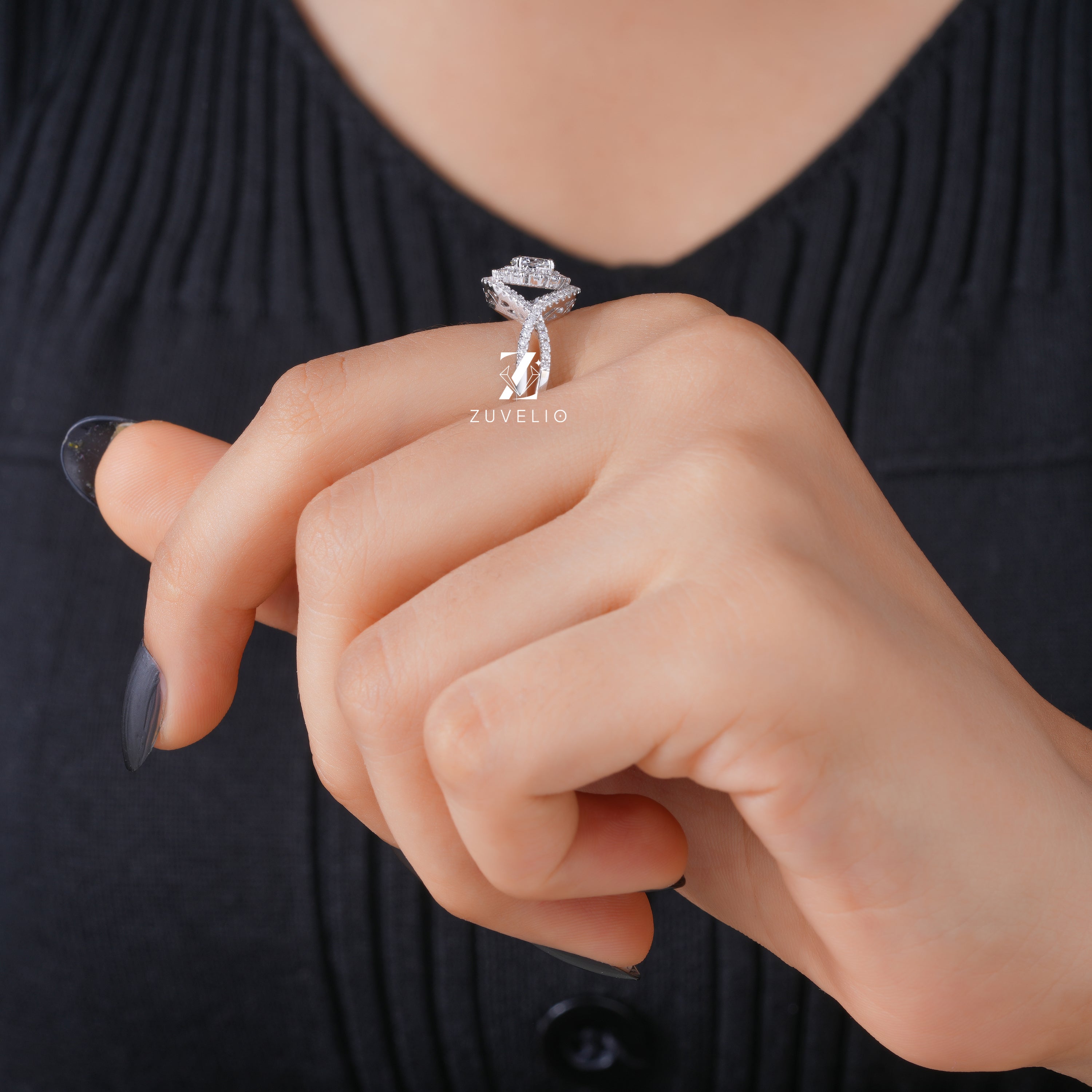 Twist Lab Grown Diamond Ring - Zuvelio.com