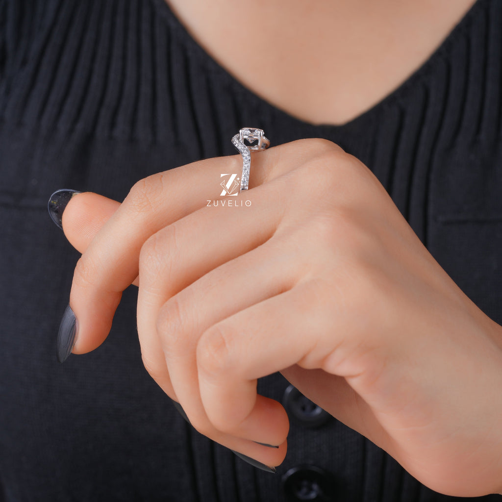 1 Ct Lab Grown Diamond Ring - Zuvelio.com