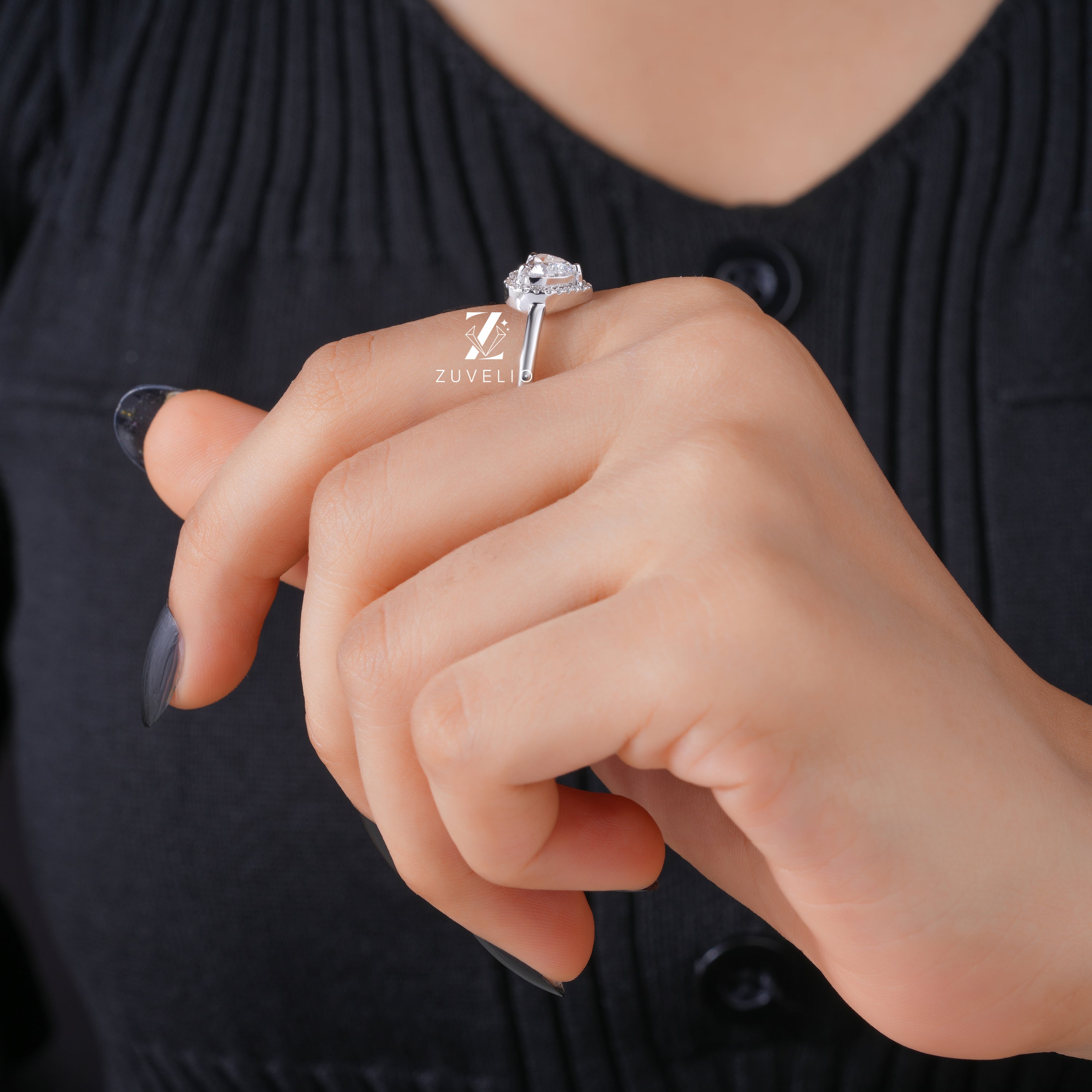 Heart Shape Lab Ring - Zuvelio.com